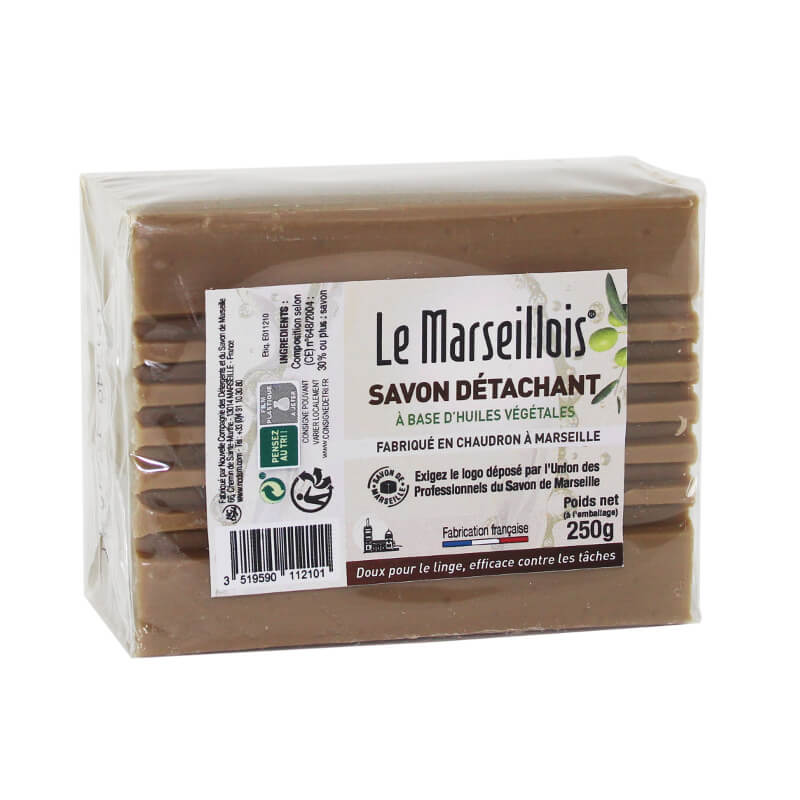 Savon de Marseille - Cube 250 G - Savon dtachant - Extra pur  l'huile d'olive